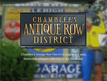 Tablet Screenshot of antiquerow.com